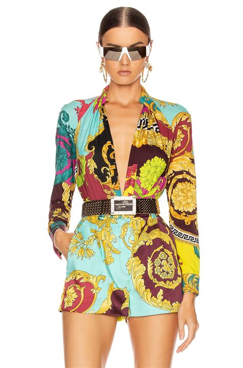 versace print etsy|Versace print bodysuit.